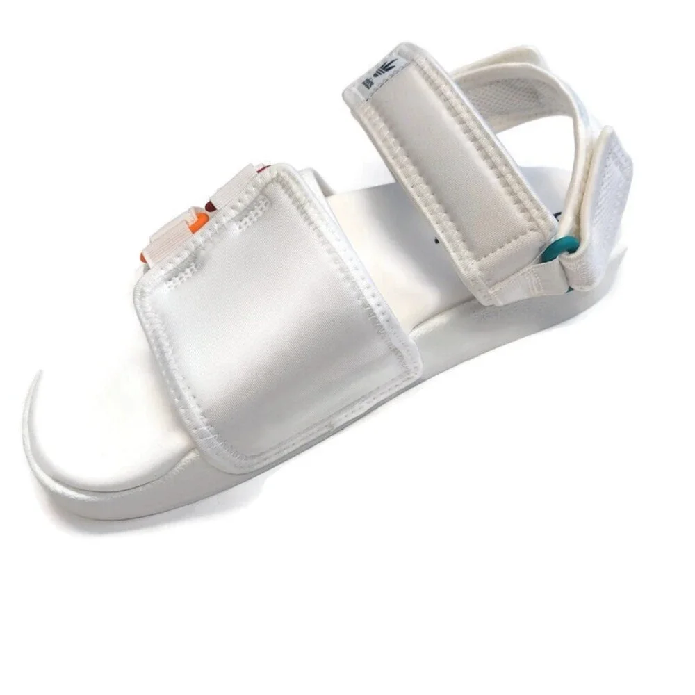 Adidas Adilette Mens Size 6 Sandal 4.0 Slides White Orange Sandals GZ8828
